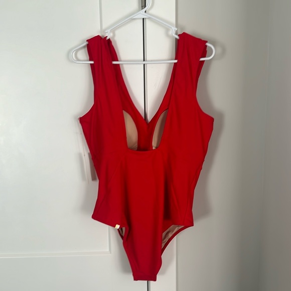 NWT - Summersalt - The Ruched Backflip - Lava - Size 18 - Picture 3 of 5
